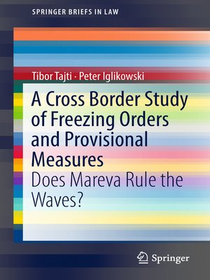 cover image of A Cross Border Study of Freezing Orders and Provisional Measures